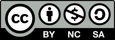 Creative Commons BY-NC-SA license logo